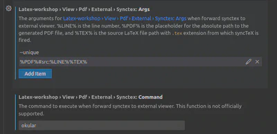 Forward Search Configuration